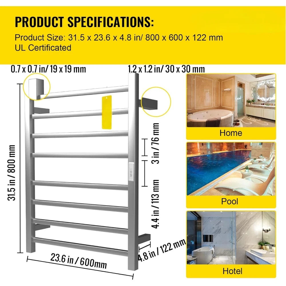 Smart Heated Towel Rack