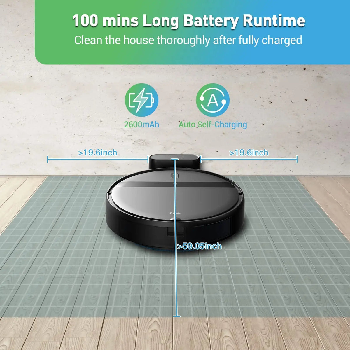 4500Pa Robot Vacuum Cleaner